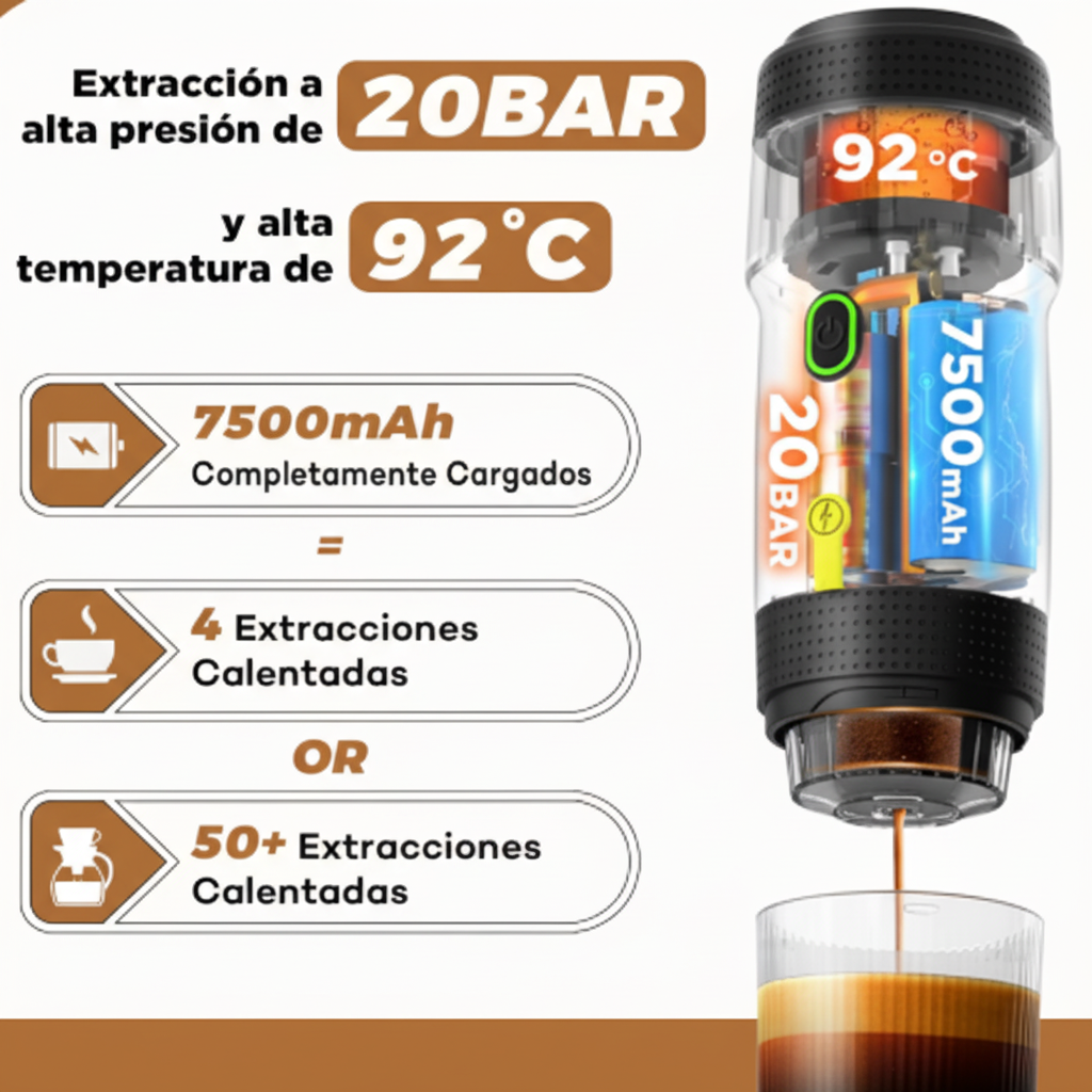 Cafetera Portátil 3 en 1